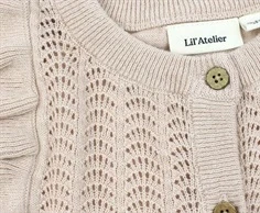 Lil Atelier rose dust cardigan